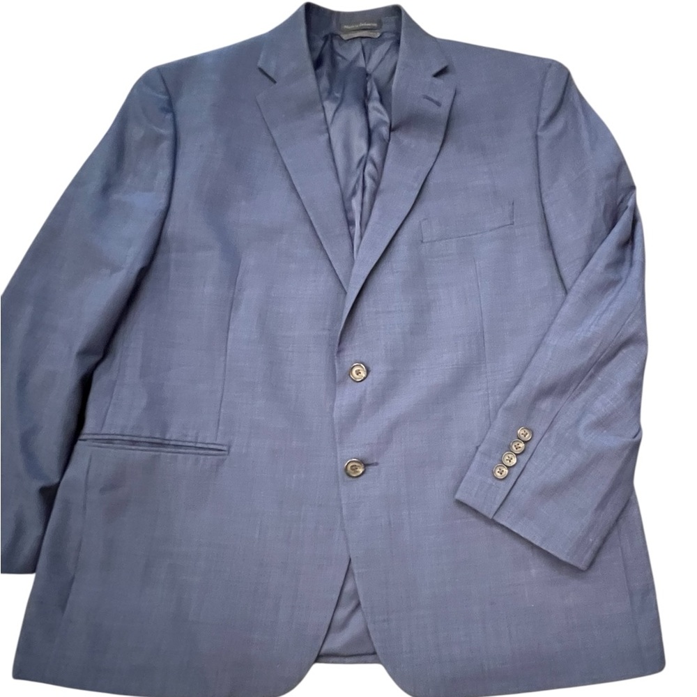 Lauren Ralph Lauren Men's Navy Blue Wool Blazer 2 Button 44S Business Formal